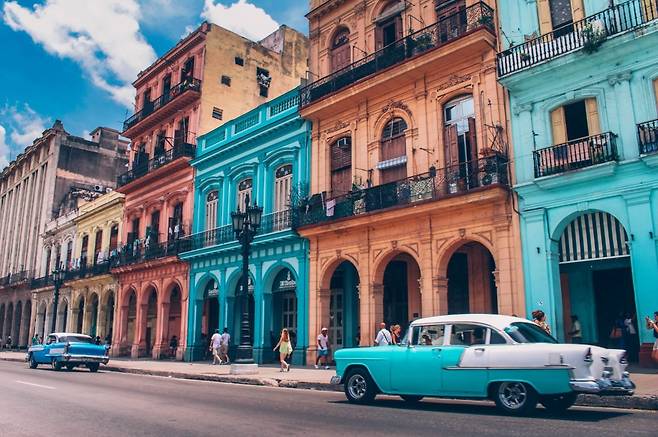 쿠바 하바나 거리. 사진 내일투어