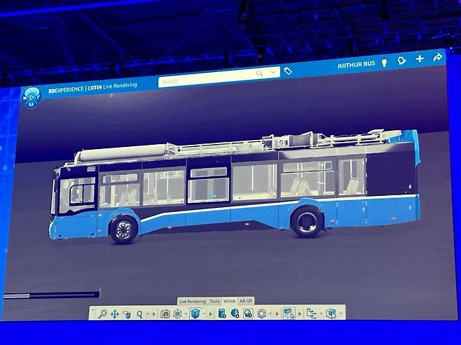아서버스가 3D익스피리언스 웍스를 활용해 제품을 시뮬레이션 하는 모습 / 출처=IT동아