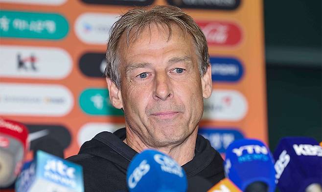 위르겐 클린스만 전 축구 대표팀 감독. 연합뉴스