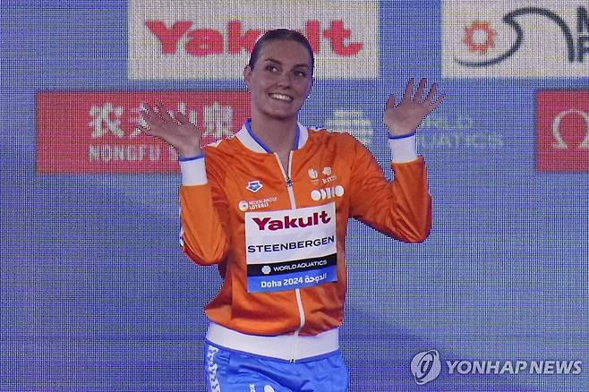 도하 세계수영선수권 여자 자유형 100ｍ 금메달리스트 스텐베르겐 [AP=연합뉴스 자료사진]