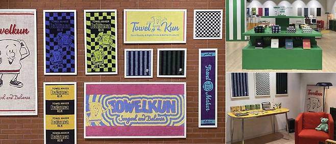 지난해 송월이 부산 수영구 민락동에 위치한 복합 문화 공간 ‘밀락더마켓’에서 개최한 ‘타올쿤’ 팝업스토어 내부 모습. <사진 제공=송월>