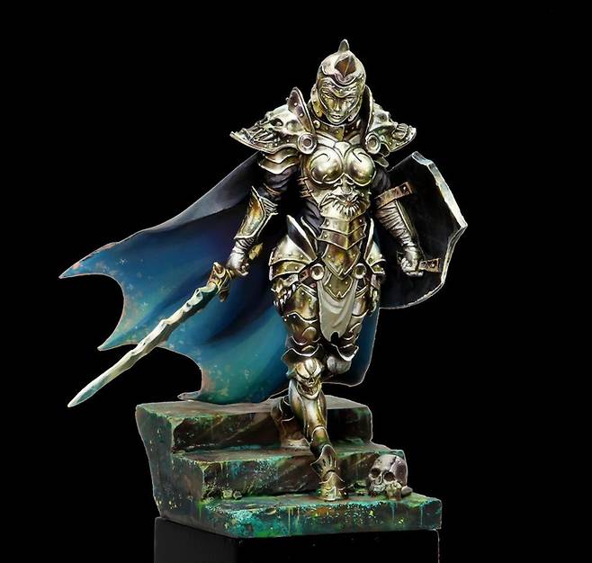 세계적인 피규어 페인팅 아티스트 ‘세르지오 깔보’의 NMM작품 [@segiocalvominiatures 인스타그램]