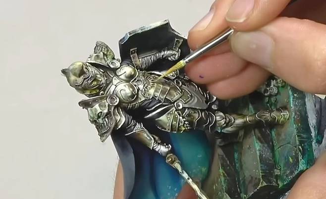 Sergio Calvo의 NMM [유튜브 Sergio Calvo Miniatures 갈무리]