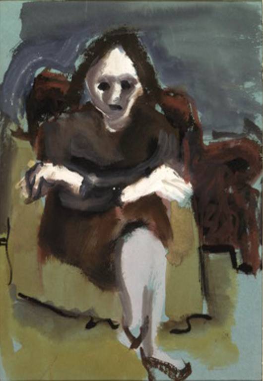 마크 로스코, 앉아있는 여인, 1930년. [마크 로스코 재단]