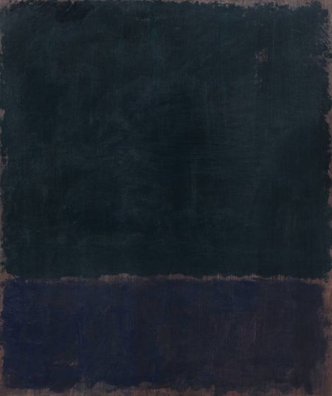 마크 로스코, 무제(검정 파랑), 1968. [필립스]