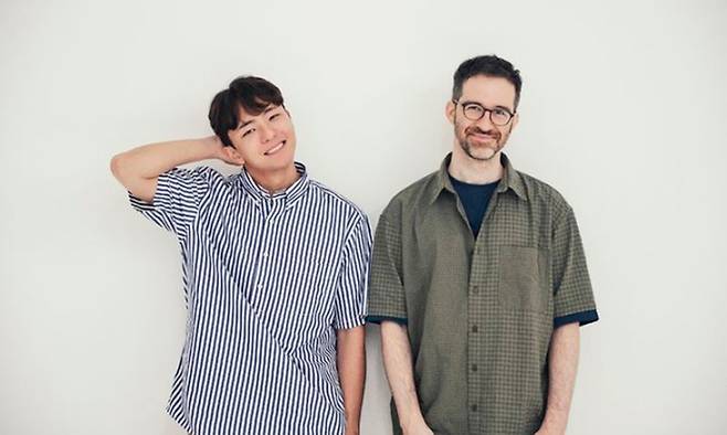 ‘일 테노레’ 박천휴 작가(왼쪽)와 윌 애런슨 작곡가. 오디컴퍼니 제공