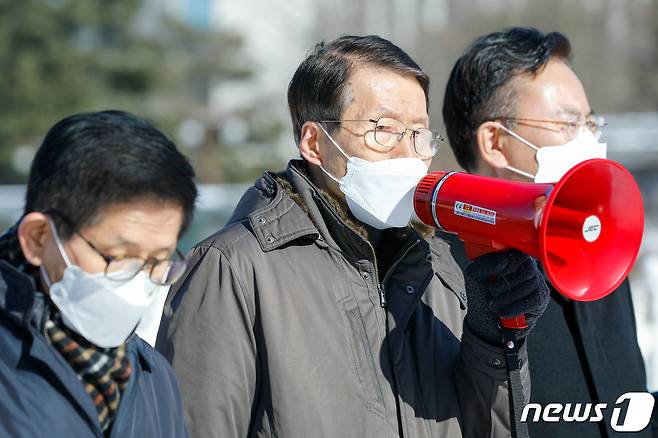 김태훈 한반도 인권과 통일을 위한 변호사모임(한변) 상임대표 2021.2.4/뉴스1 ⓒ News1 안은나 기자