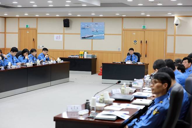 전국 해상교통관제센터장 회의 [해양경찰청 제공. 재판매 및 DB 금지]