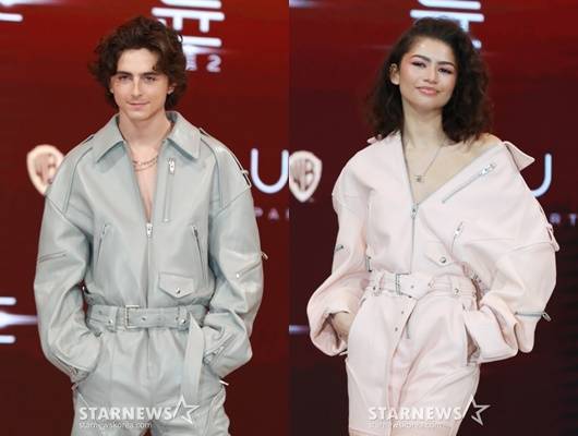 왼쪽부터 티모시 샬라메, 젠데이아 콜먼 /사진=스타뉴스DB