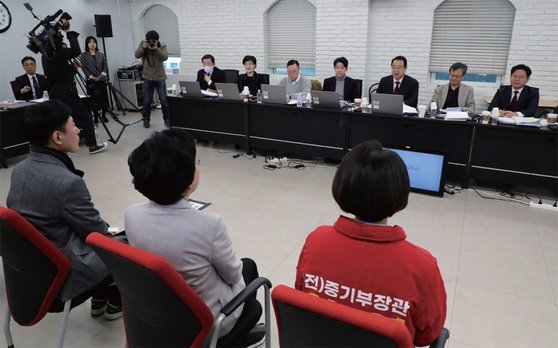 2월 13일 서울 여의도 국민의힘 중앙당사에서 4·10 총선 공천 신청자에 대한 면접이 본격적으로 시작됐다. / 사진:연합뉴스
