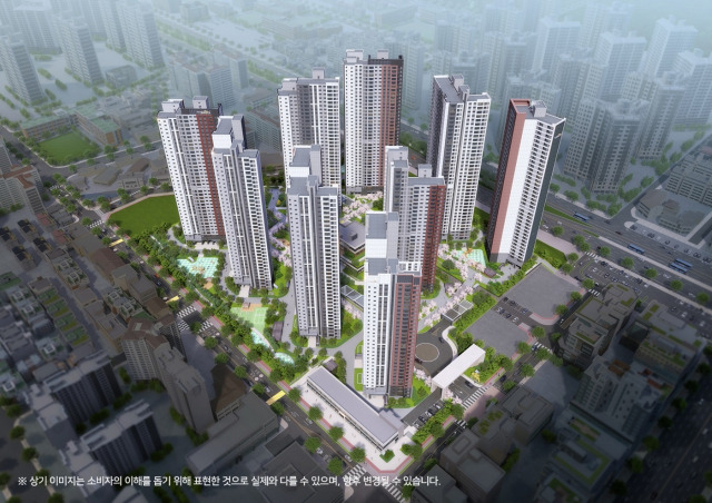 두산위브더제니스 센트럴 계양 조감도. 사진 제공=두산건설