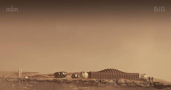 미국 텍사스 휴스턴 나사 존슨우주센터에 만들어진 '마스 듄 알파'(Mars Dune Alpha). 사진=NASA/ICON/BIG