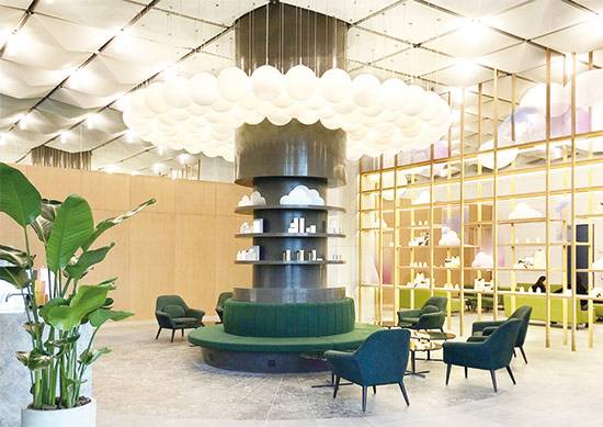 갤러리아백화점 광교점 VIP 라운지. (한화갤러리아 제공)