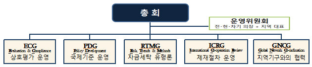 국제자금세탁방지기구(FATF) 운영방식. <금융위원회 제공>