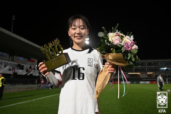 장슬기(여자 축구대표팀). 대한축구협회 제공