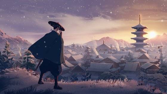 넷플릭스 애니메이션 시리즈 ‘푸른 눈의 사무라이’(2023)의 한 장면. [사진 넷플릭스]