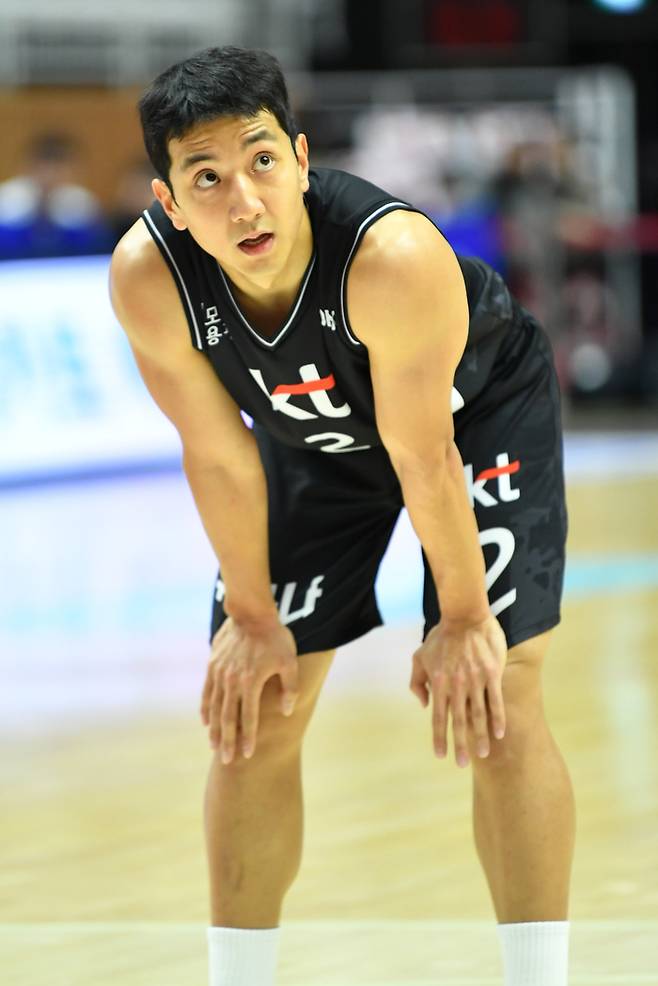 복귀 준비에 들어간 KT 허훈. 사진 | KBL