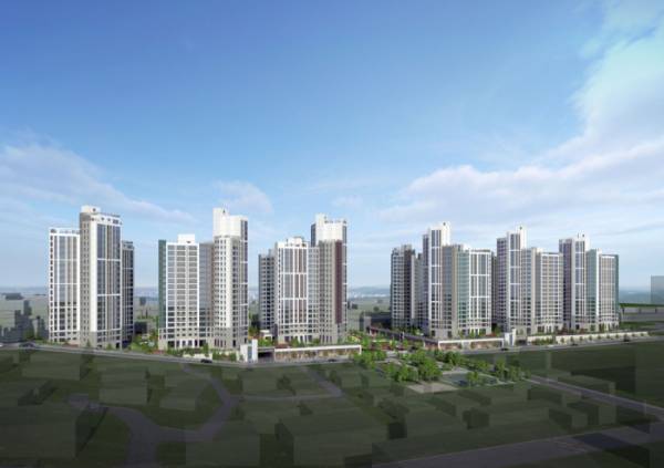 ▲송내역 푸르지오센트비엔 주경 투시도. (자료제공=대우건설)