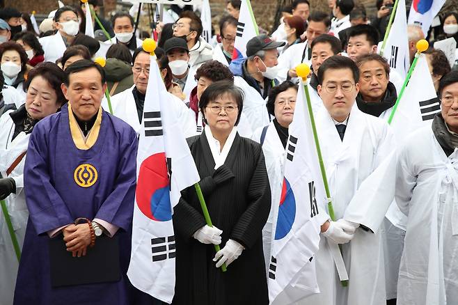 지난해 열린 강북구 '3.1독립운동 기념행사'에 참석한 이순희 구청장 [강북구 제공. 재판매 및 DB 금지]