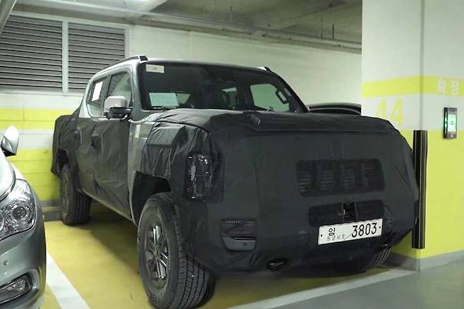 사진 : 기아 타스만 테스트카 (출처=남차카페)