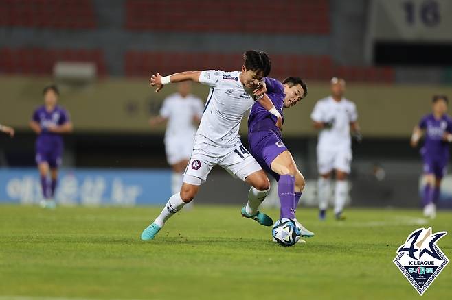 이정택(충북청주FC). 한국프로축구연맹 제공