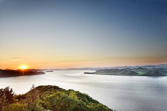 애기봉평화생태공원에서 바라본 조강의 모습 [사진=김포시 제공]