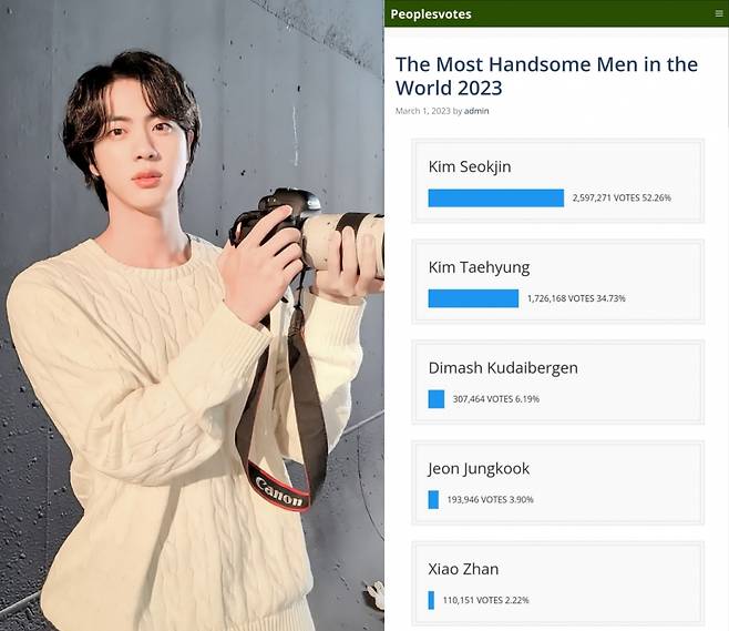 "방탄소년단 진, 너~무 잘생기고 너~무 동안" 깜짝 실물 후기