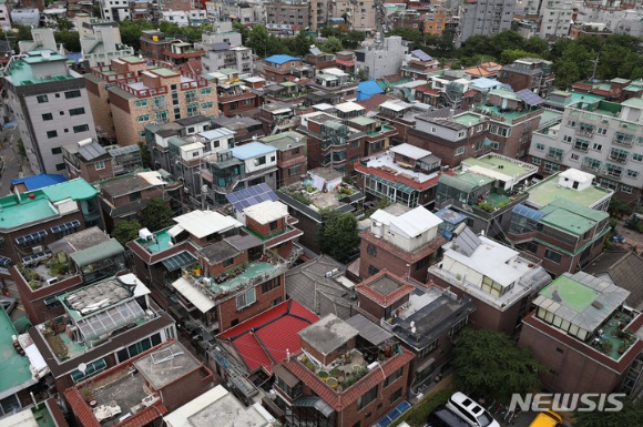 서울 강북구 번동 내 모아타운 시범 사업으로 선정된 주거지 모습. [사진=뉴시스]