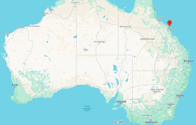 해밀턴 아일랜드 위치 [출처=구글 지도]