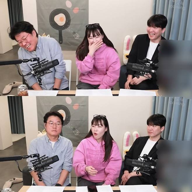 사진=왼쪽부터 나영석 PD, 이은지, 신건준 PD/‘채널십오야’ 채널 캡처