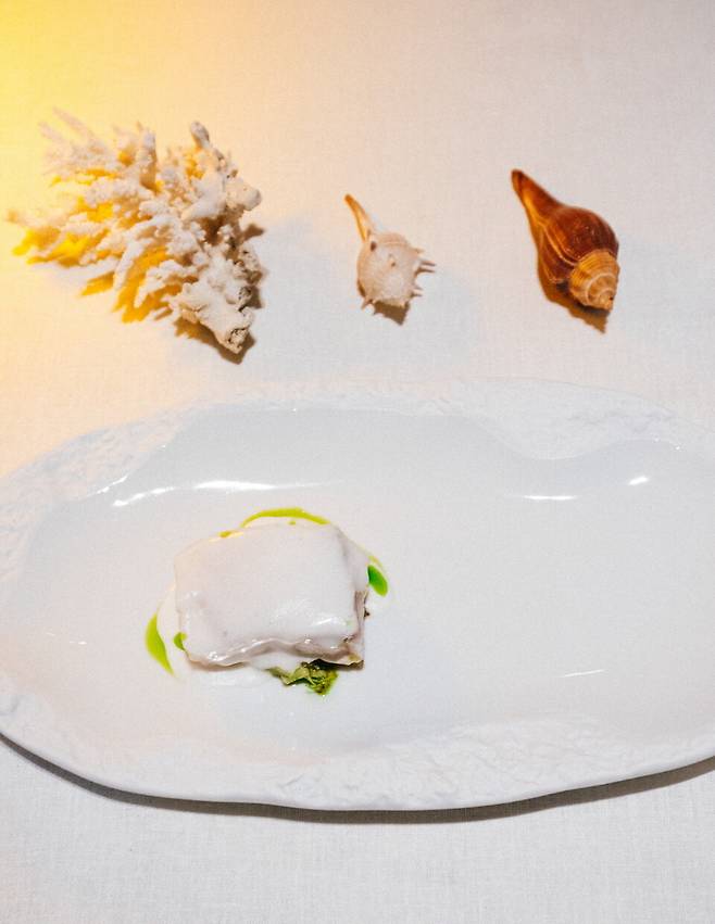 대구과 샤워크림소스, 그리고 채소 볶음