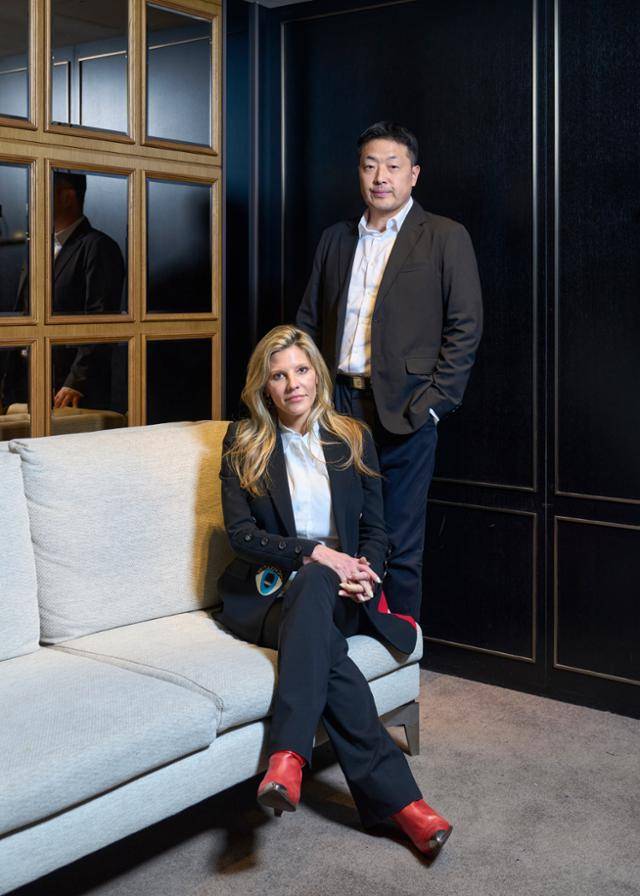 A24 인터내셔널 대표 사샤 로이드와 CJ ENM 고경범 영화 사업부장이 '패스트 라이브즈' 관련 인터뷰를 진행했다. CJ ENM 제공