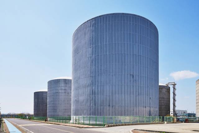 롯데정밀화학 암모니아 탱크 [롯데정밀화학 제공]