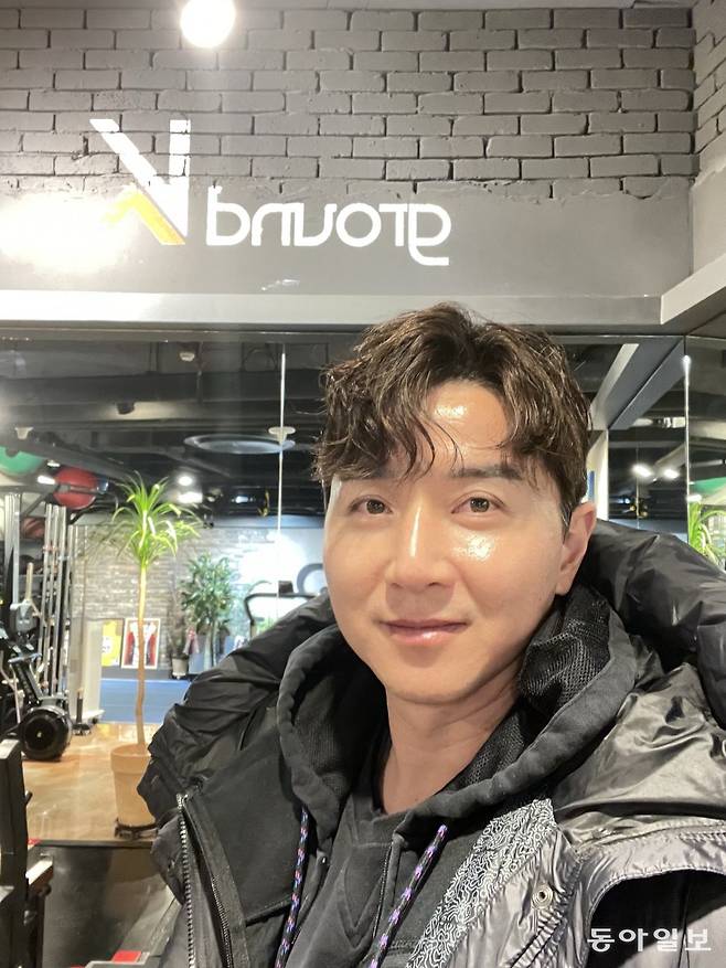 김건우는 요즘도 절제된 생활을 하며 자기관리에 열심이다. 김건우 제공