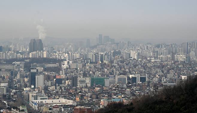 서울 일대 아파트와 빌딩들. 임세준 기자