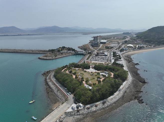 [고흥=뉴시스] 고흥만 선셋가든 사업 대상지인 고흥만 수변노을공원 일대 *재판매 및 DB 금지