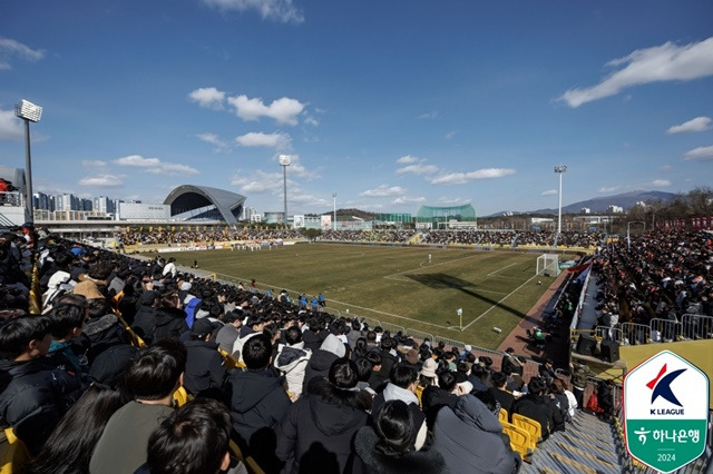 광주FC-FC서울 경기. 이날 경기도 매진을 기록했다. /사진=한국프로축구연맹 제공