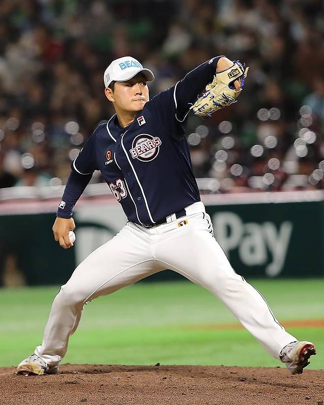 호투를 펼친 두산 신인 김택연 [두산 베어스 제공. 재판매 및 DB 금지]