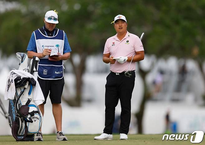 미국프로골프(PGA) 투어의 이경훈. ⓒ AFP=뉴스1