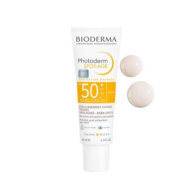 바이오더마 포토덤 스팟에이지 SPF50+ PA++++ - 광노화가 유발하는 멜라닌을 막는 동시에 개선하며 자극은 진정시키고 오래 촉촉함을 유지하는 크림 타입. 잡티가 유독 잘 생기는 피부에 효과적. 40mL 3만4천원.