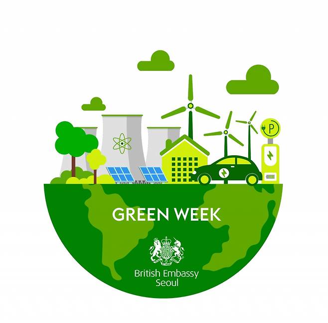 The British Embassy in Seoul hosts its inaugural "Green Week" event in Seoul from Monday to Friday. (British Embassy in Seoul)