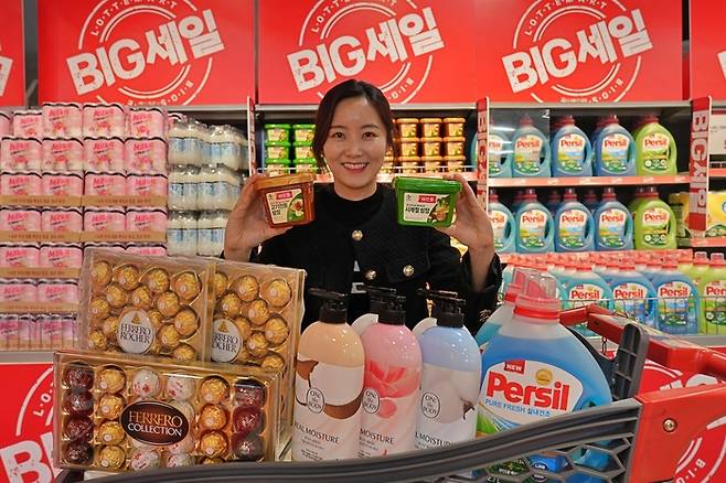 롯데마트 ‘스노우플랜’ 멤버십을 홍보하는 모습 <사진=롯데마트>