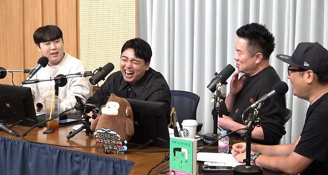 사진=왼쪽부터 이재율, 곽범, 김태균, 최재훈/SBS 파워FM ‘두시탈출 컬투쇼’ 캡처