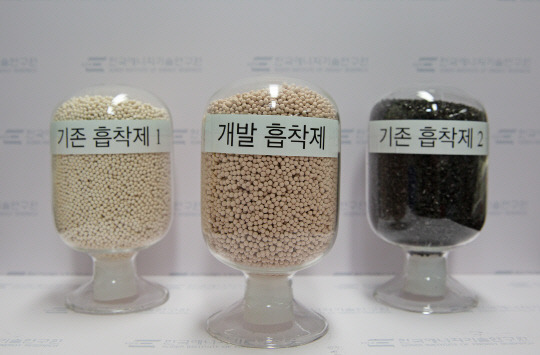 에너지기술연 연구팀이 개발한 이산화탄소 포집을 위한 '흡착제'