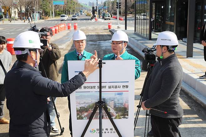 창원시장 S-BRT 포트홀 복구, 불편 없도록 주말·야간 활용