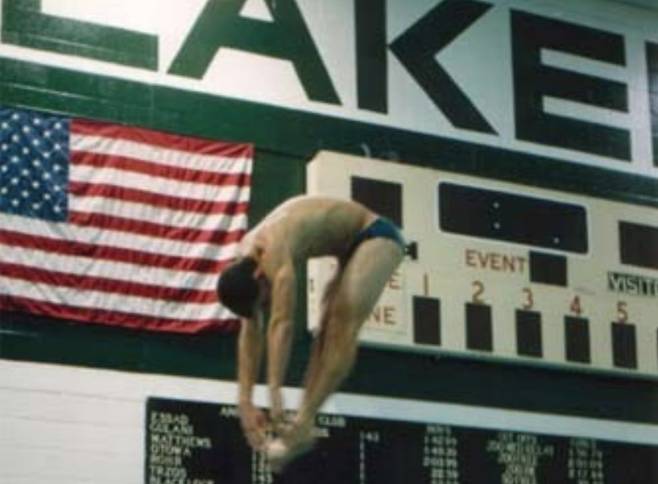 ▲청소년 시절 다이빙 선수로 활약한 애덤 그랜트. 실력은 형편 없었지만 품성 기량이 출중했던 그는, 좋은 코치를 만나 의미있는 성취를 이룬다.