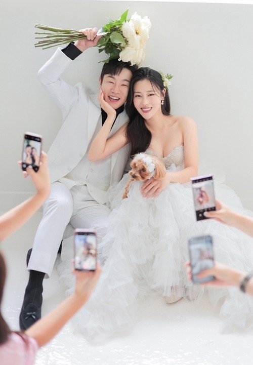 이혜지, 정호철이 9일 서울 강남 모처에서 결혼식을 올린다. 사진 = A2Z엔터테인먼트