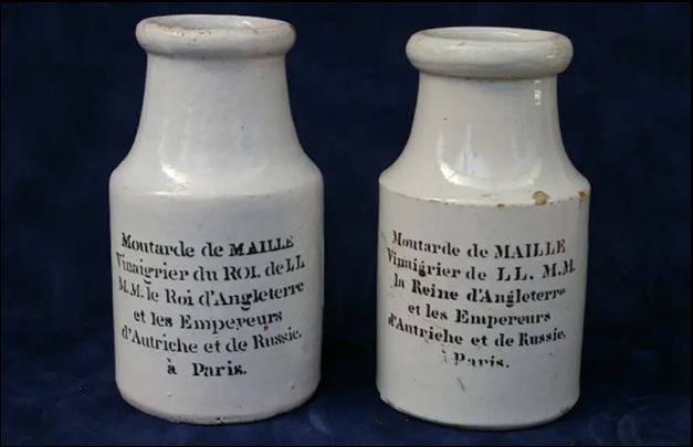 1800년대 마이유 머스터드 병. [마이유 홈페이지 캡처]