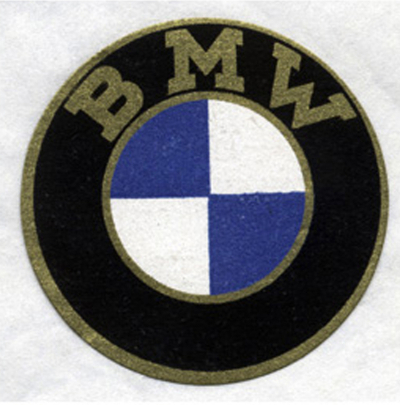 1917년 3월 처음 등록한 BMW 로고/사진= BMW