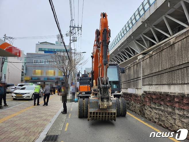 사고 현장.(부산경찰청 제공)